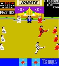 Karate Champ, capture d'écran